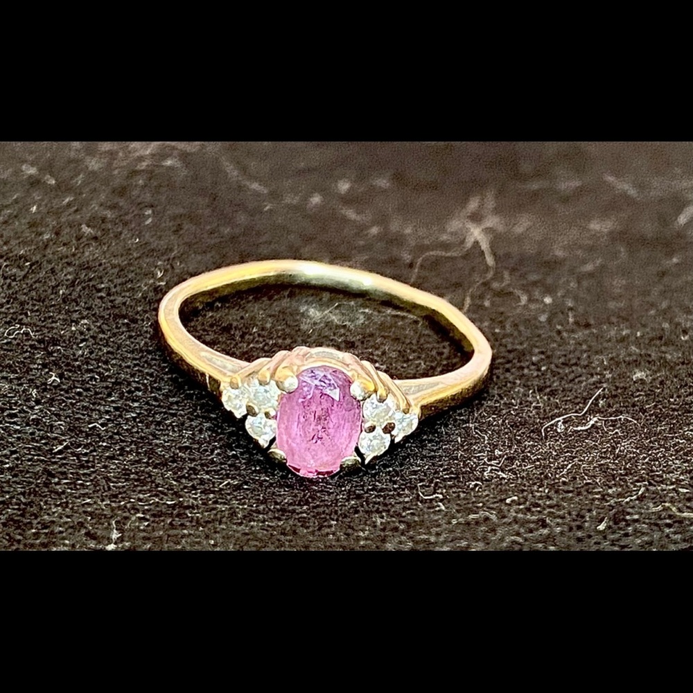 Ruby diamond ring